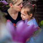 beautiful mother-daughter family portrait session in Bristol