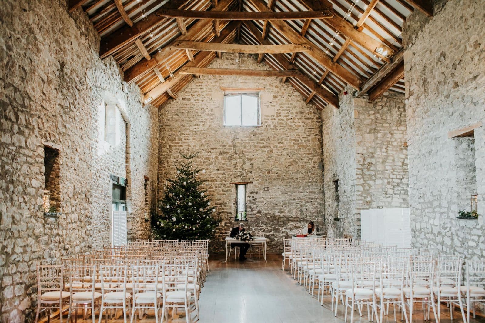 Priston Mill barn wedding venue inside