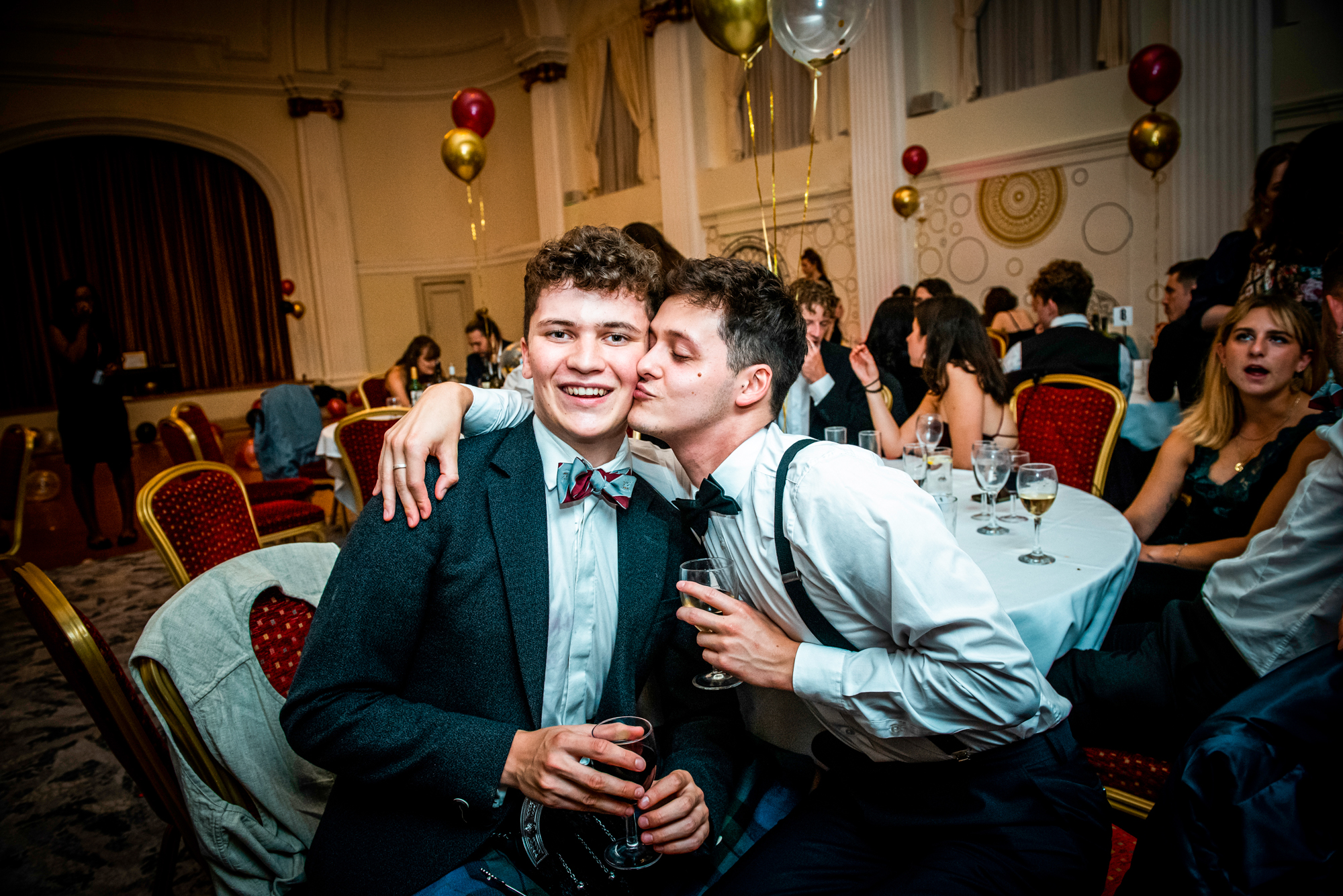 Guests posing together during the Galenicals Awards dinner celebration at Bristol Grand Hotel.