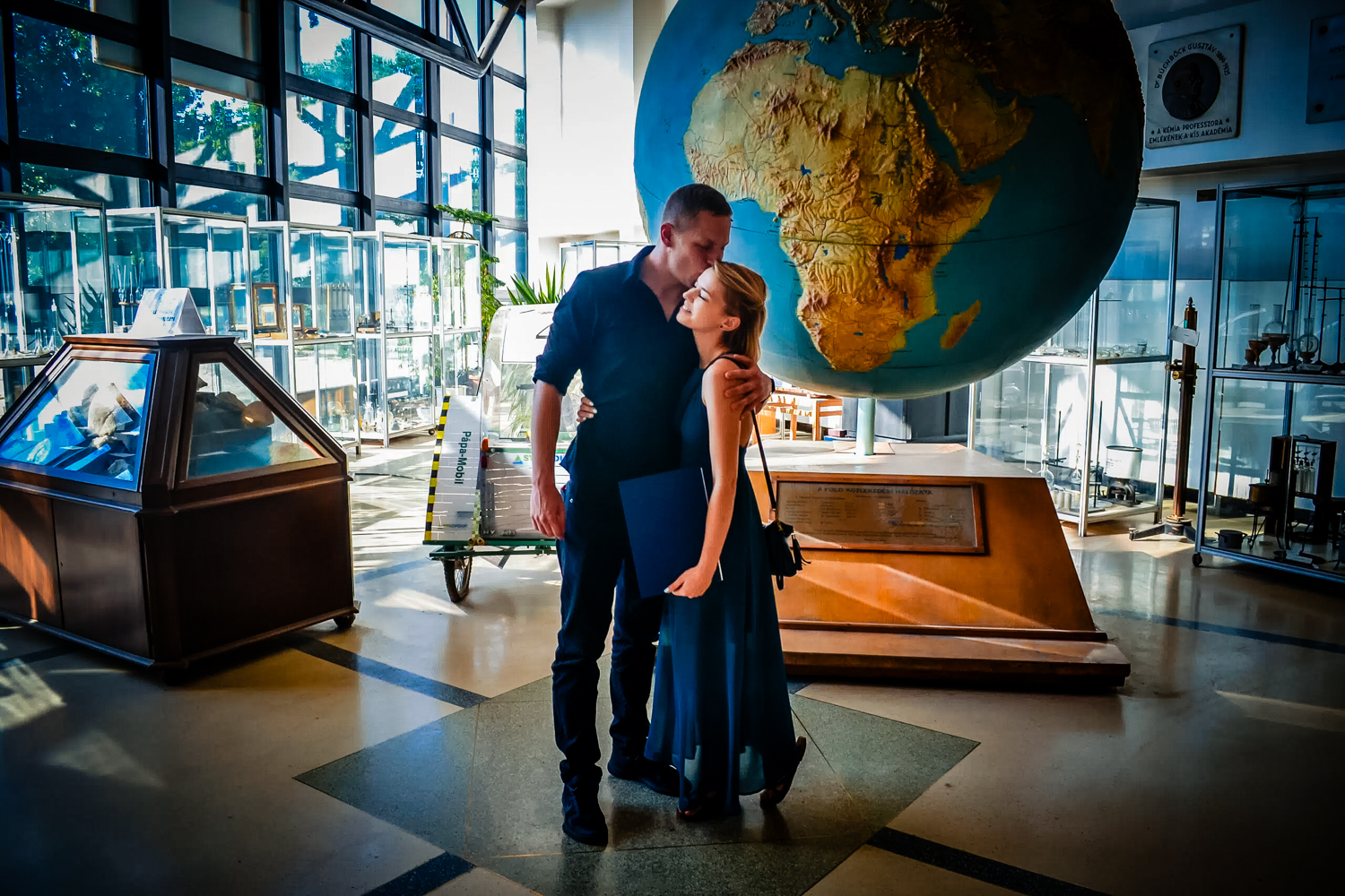 Eszter and George is celebrating a milestone as Eszter received her Master of Arts in photography.